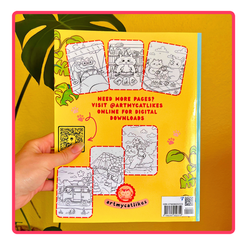 Big Cat Adventure | Cozy Coloring Book