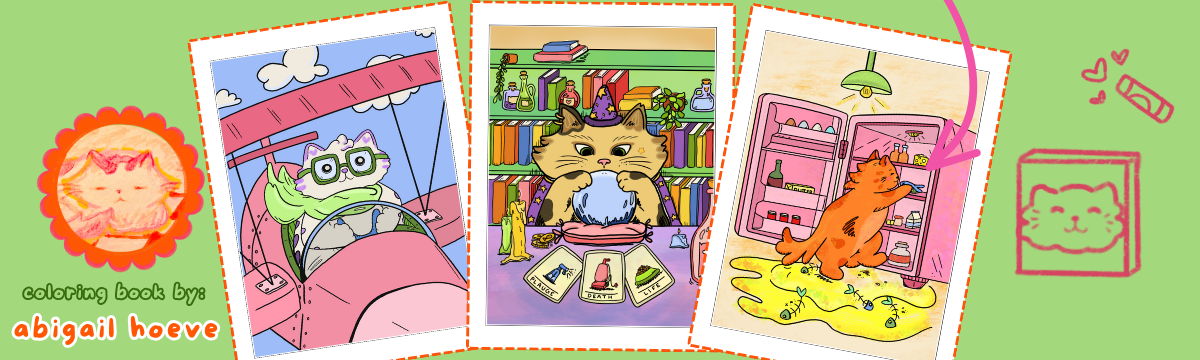 Big Cat Adventure | Cozy Coloring Book