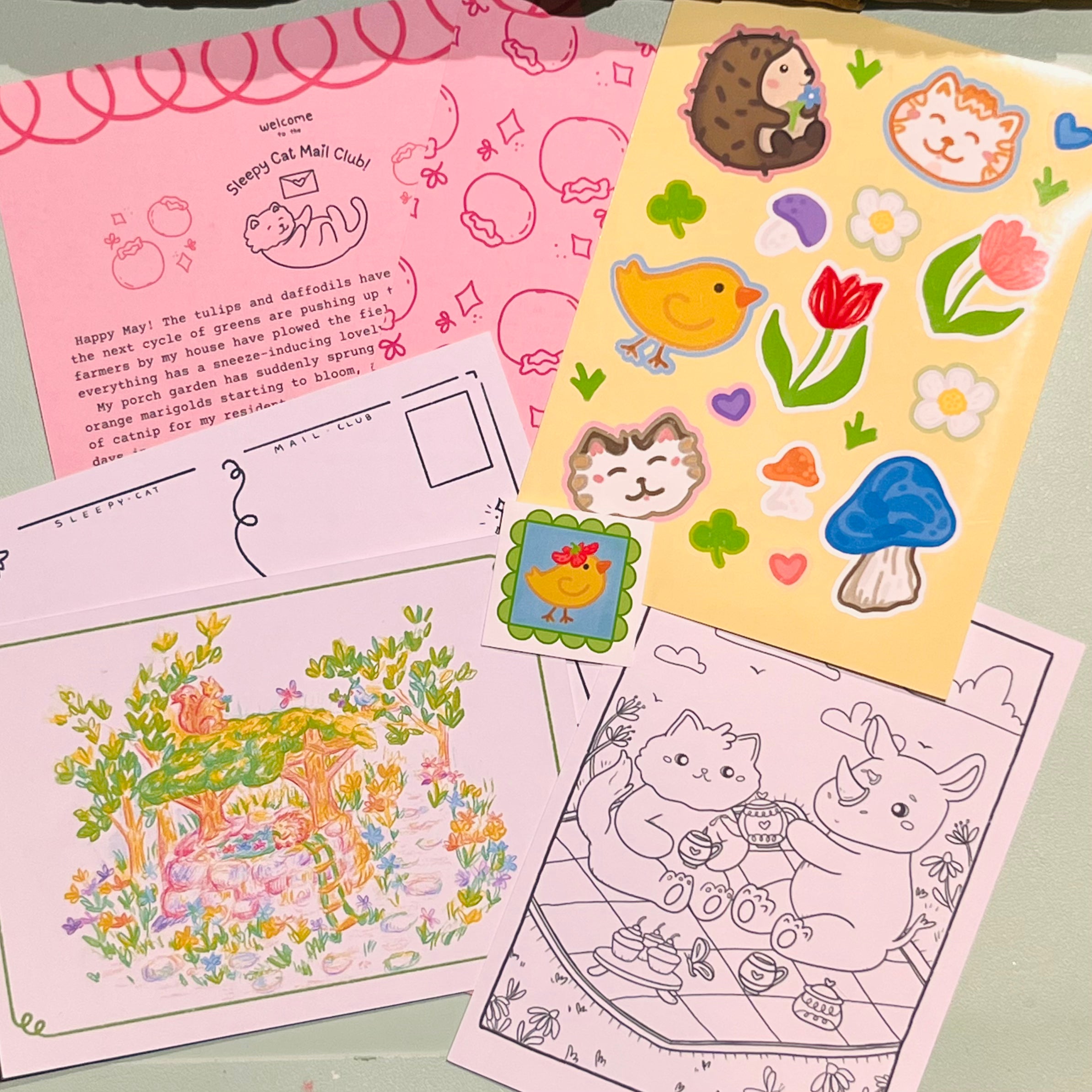 Sleepy Cat Mail Club