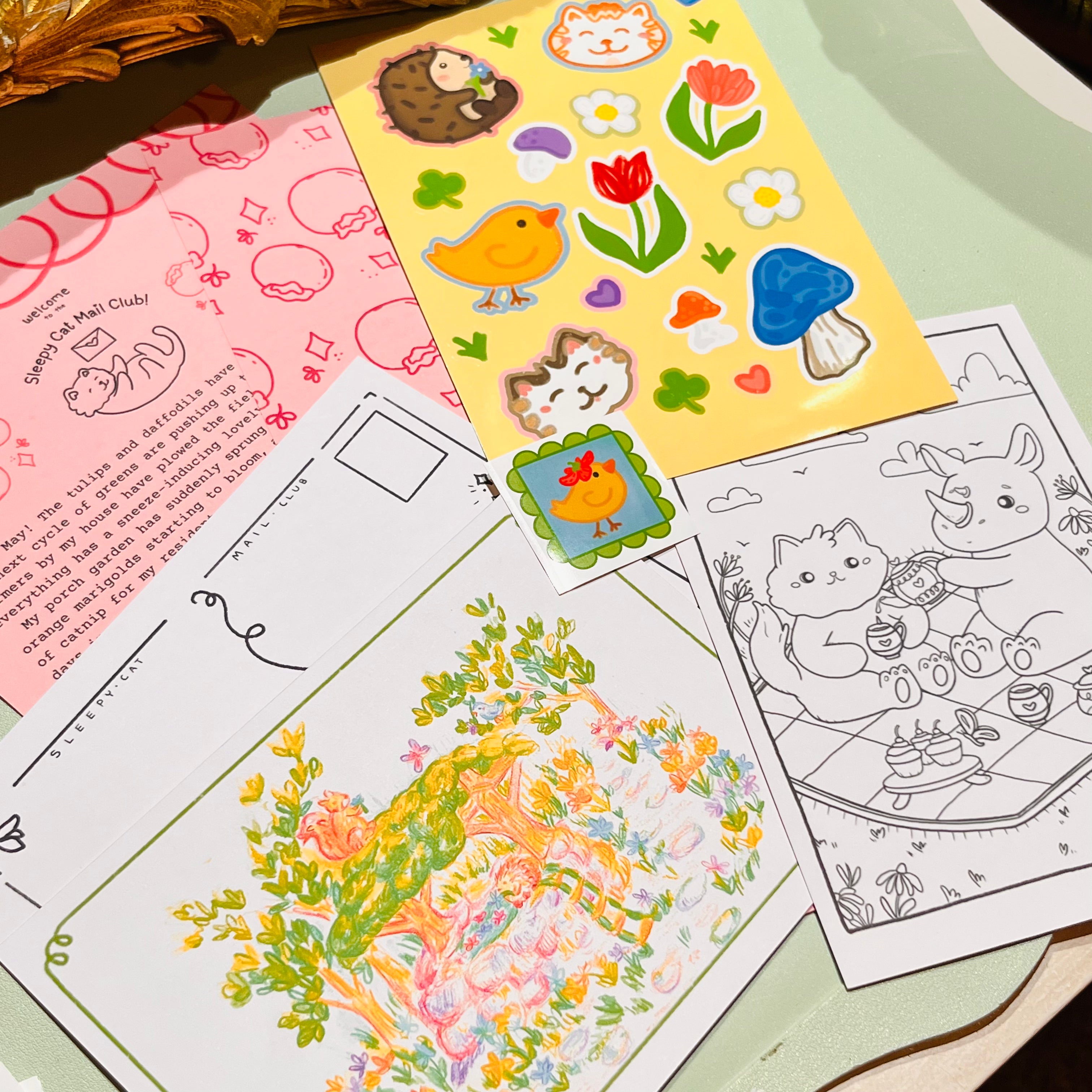 Sleepy Cat Mail Club