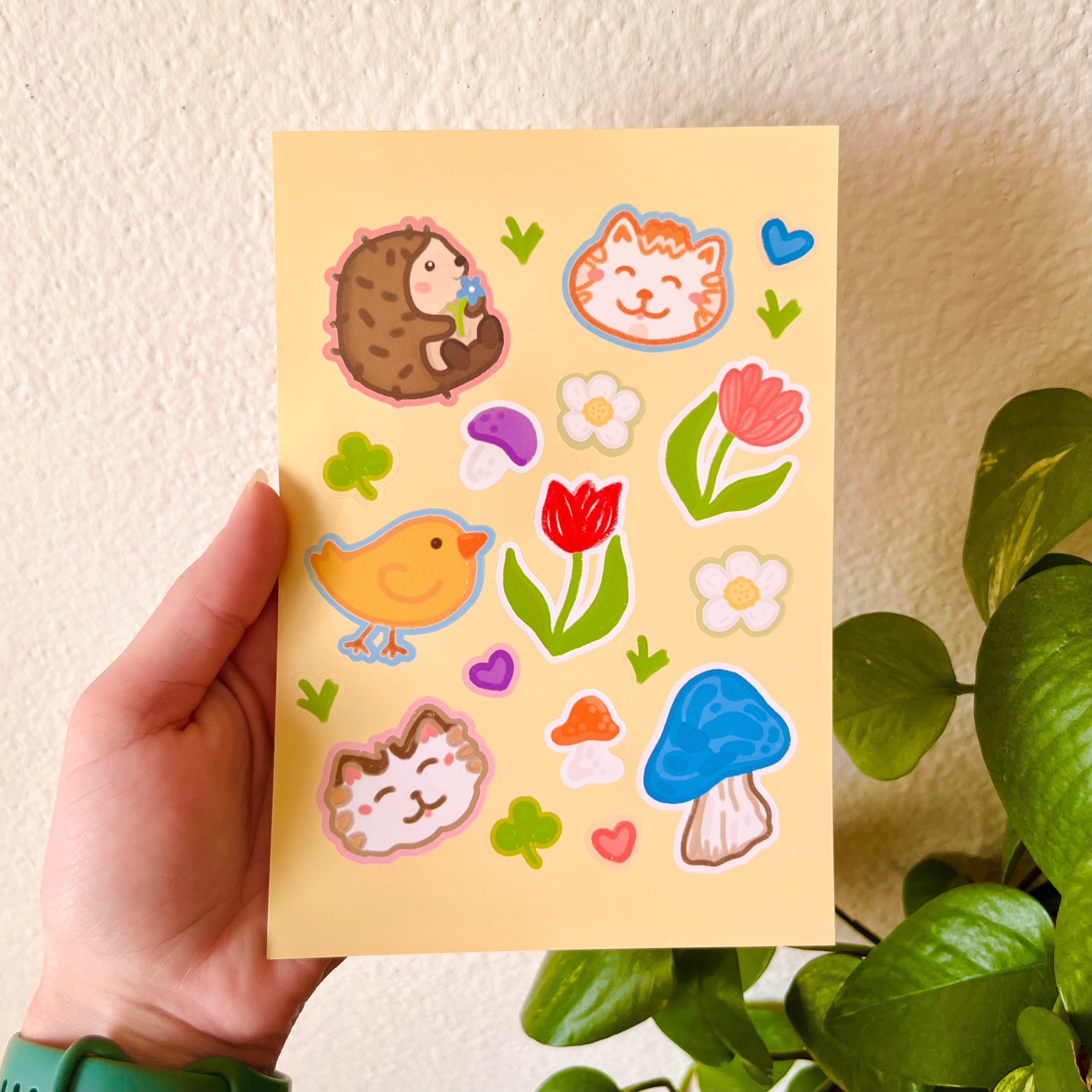 Woodland Friends | May 2026 Sticker Sheet