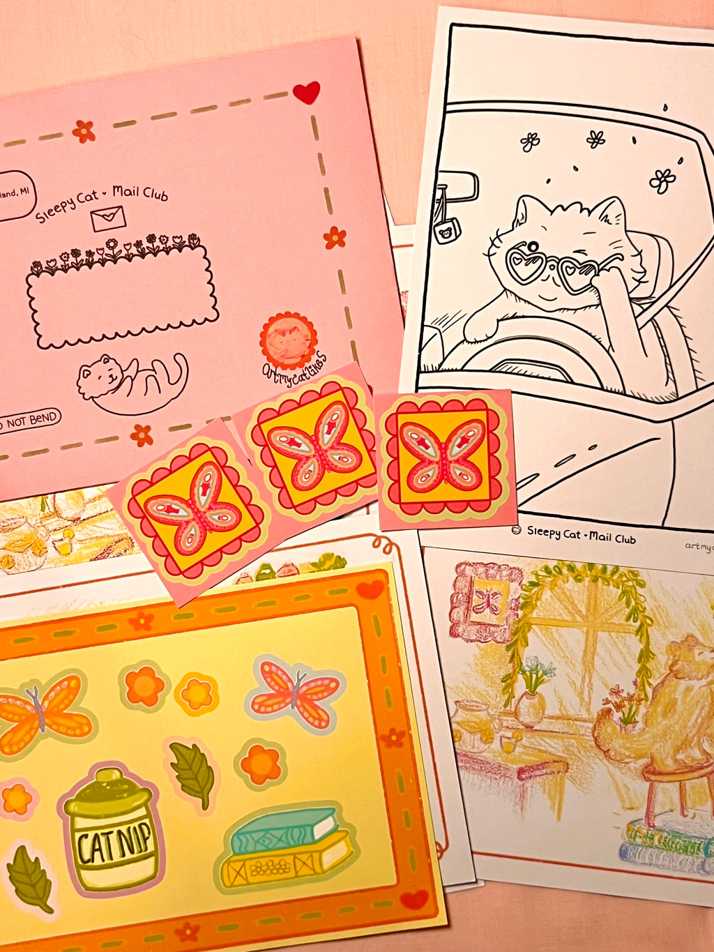 Sleepy Cat Mail Club